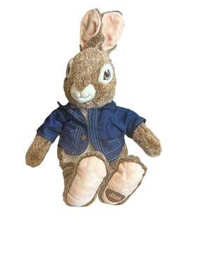 Dan Dee Peter Rabbit Collector's Choice Movie Plush Stuffed Animal with Blue Jac